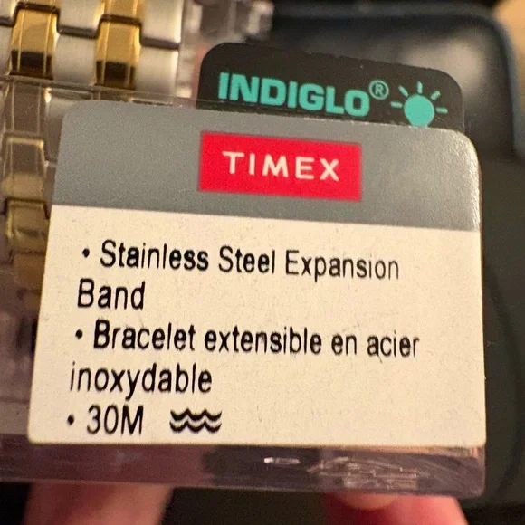 Timex Charles Street Black and Gold Indiglo Watch - Picture 5 of 9